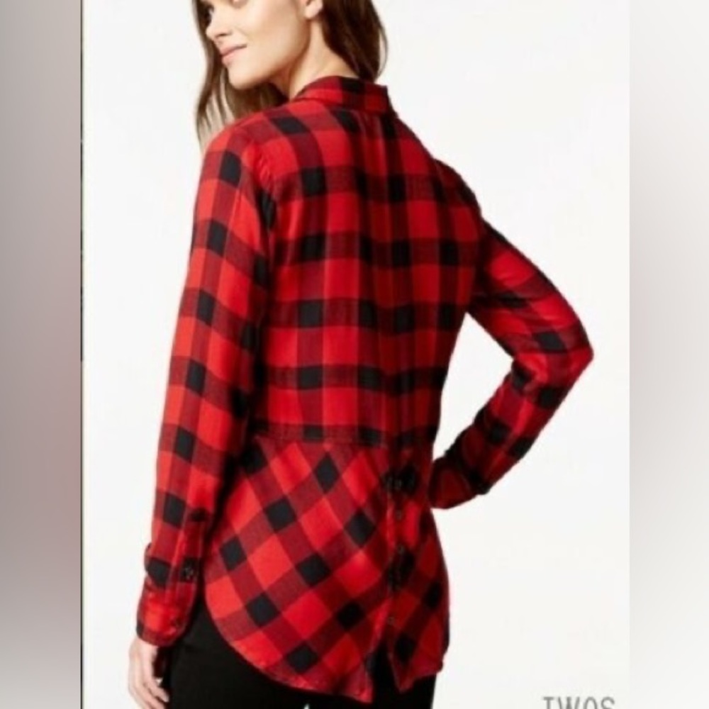 Lucky Brand buffalo plaid flannel shirt sz XL